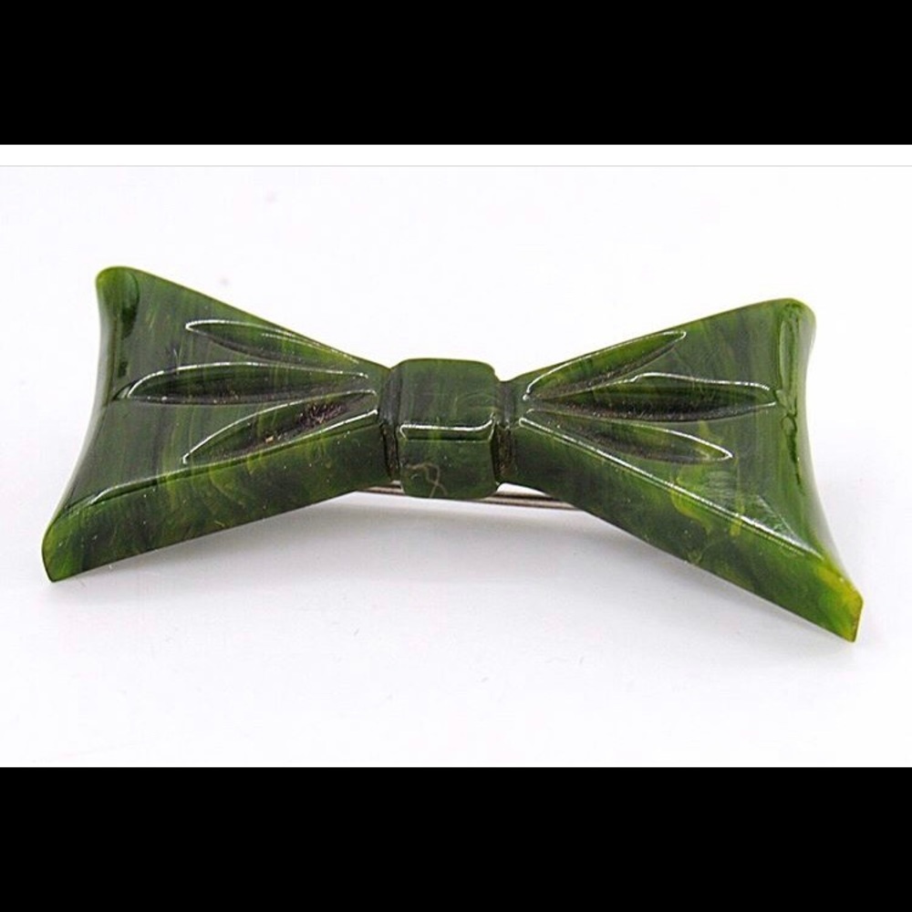 Not for Sale .....Vintage Bakelite Bow Brooch